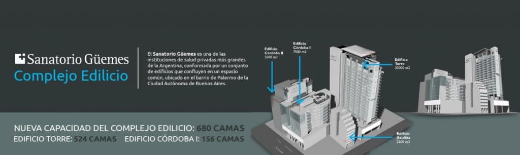 Complejo edilicio del Sanatorio Guemes