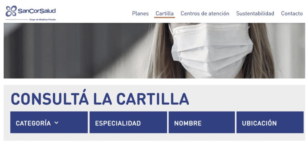 Cómo ver la cartilla de Sancor Salud